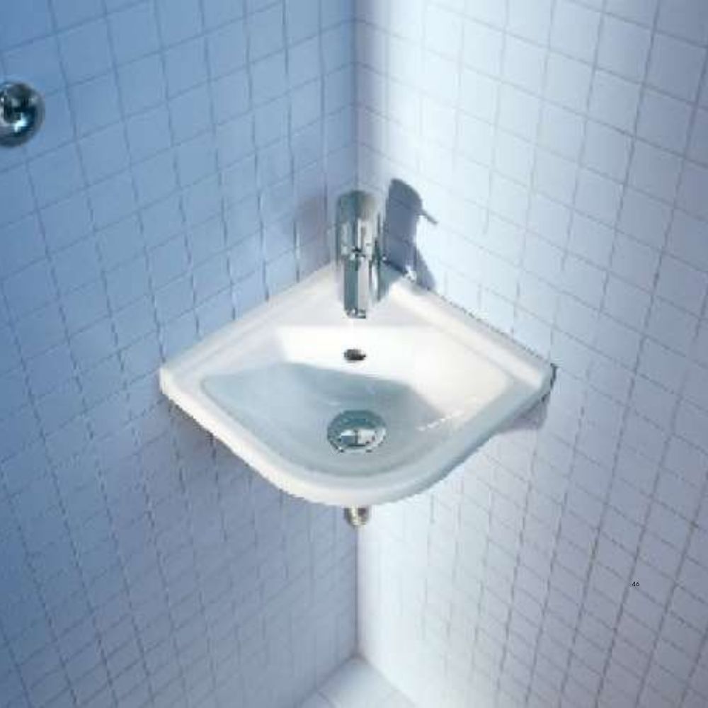 Duravit Starck 3 White Ceramic Corner Wash Basin